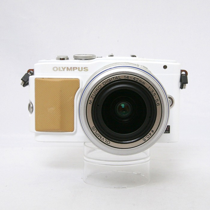 中古】(オリンパス) OLYMPUS E-PL5 レンズキツト ホワイト｜ナニワ