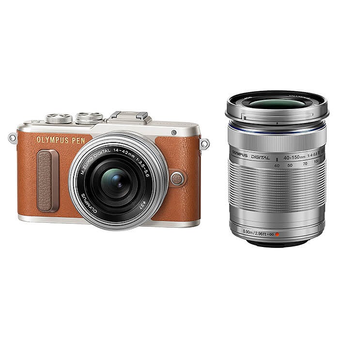 オリンパス(OLYMPUS) PEN E-PL8 EZダブルズームキット ブラウン オリンパス(OLYMPUS) PEN E-PL8 EZダブルズームキット ブラウン