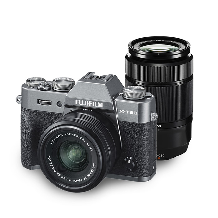 FUJIFILM X-T30 ダブルズームレンズキット チャコールシルバー ...