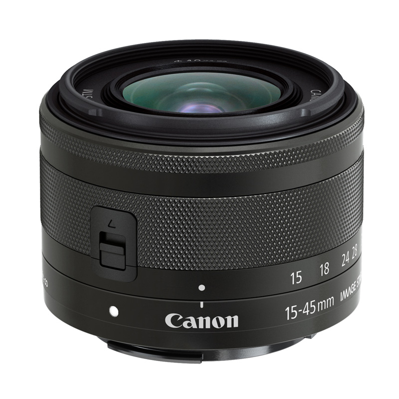 【新品】(キヤノン) Canon EF-M15-45/F3.5-6.3 IS STM グラフアイト