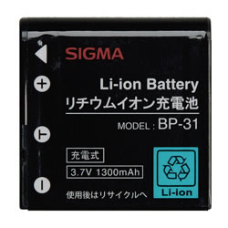 【新品】(シグマ) SIGMA BP-31 LI-IONバツテリー