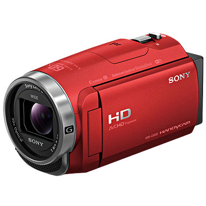 ソニー(SONY) デジタルHDビデオカメラレコーダー HDR-CX680 R レッドの ...