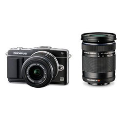 オリンパス(OLYMPUS) PEN mini E-PM2 ダブルズームキット ブラックの 