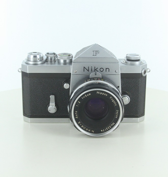 【中古】(ニコン) Nikon F(F640布幕) + 5cm/2(チックマークR刻印)