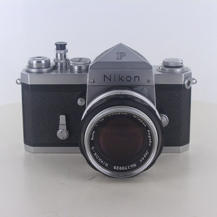 【中古】(ニコン) Nikon F アイレベル+Auto 5.8cm/1.4
