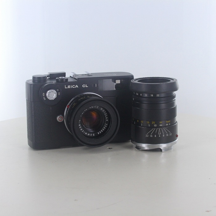 【中古】(ライカ) Leica CL+ズミクロンC40/2+エルマーC90/4