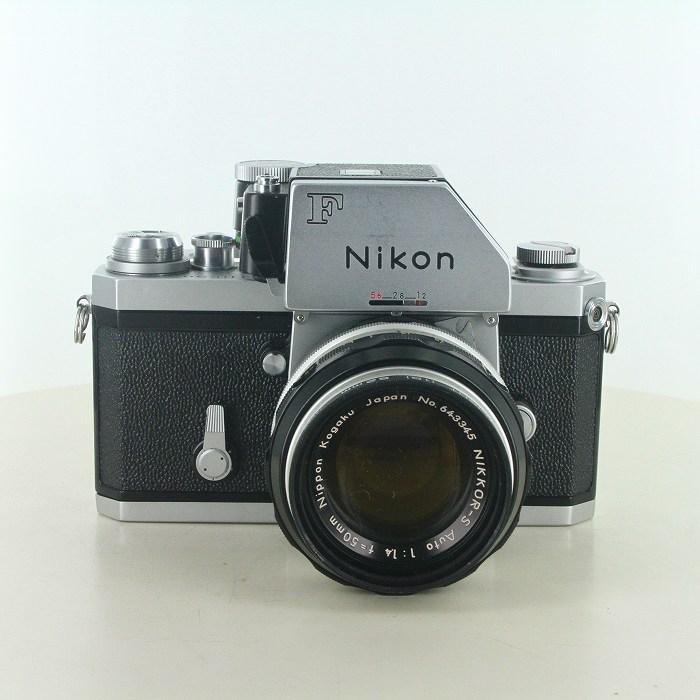 NIKON Ｆ ニコンメーターⅡ型付き NIKKOR-S Ａuto50 1.4フィルムカメラ