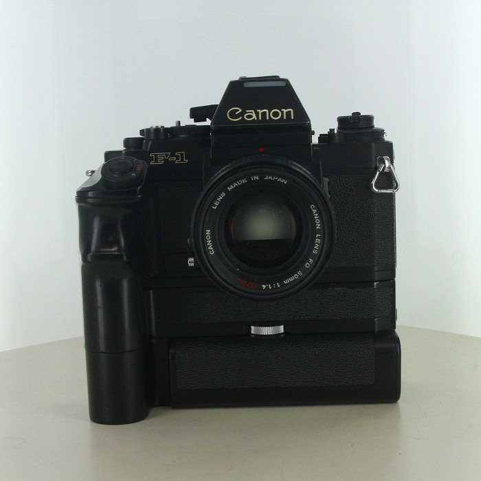 【中古】(キヤノン) Canon New F-1 + AEファインダー + FD 50/1.4 S.S.C. + AEモータードライブFN