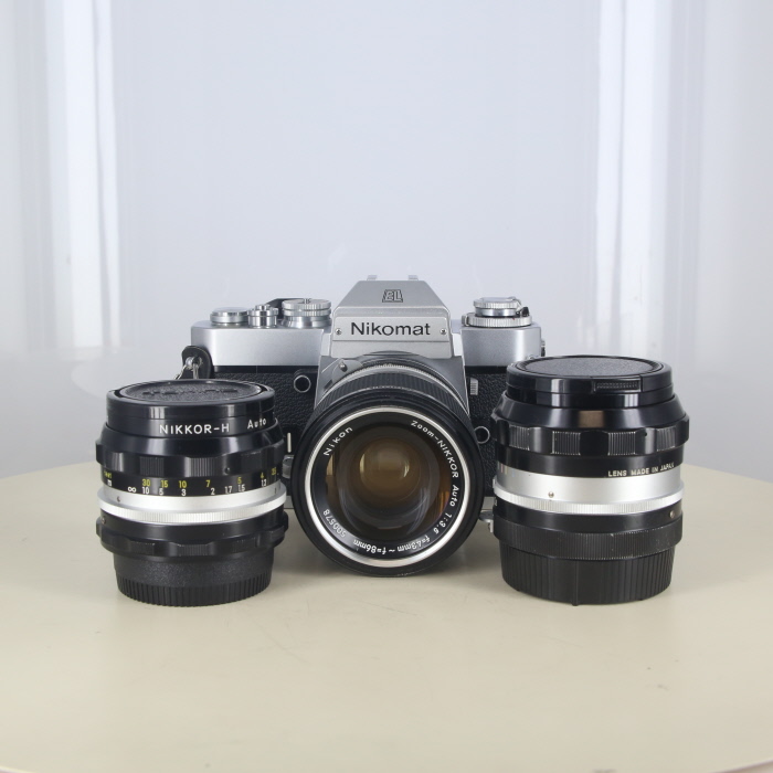 �y���Áz(�j�R��) Nikon �j�R�}�[�gEL+Auto43-86/3.5+Auto24/2.8+Auto28/3.5