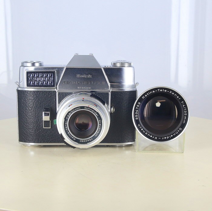 �y���Áz(�R�_�b�N) KODAK Retina reflex III + Xenar 50/2.8 + Tele-Xenar 135/4