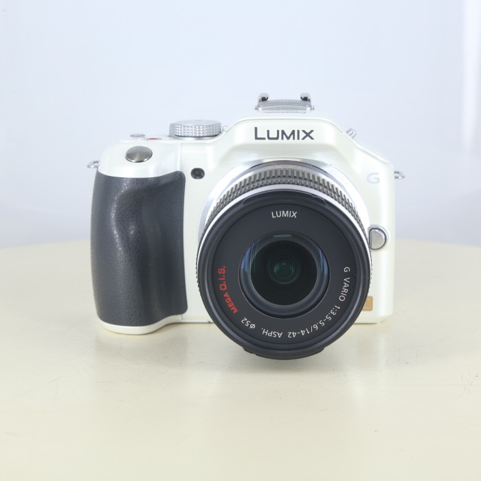 �y���Áz(�p�i�\�j�b�N) Panasonic DMC-G5 �z���C�g+G VARIO 14-42/3.5-5.6 ASPH.