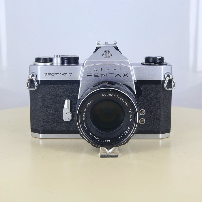 �y���Áz(�y���^�b�N�X) PENTAX SP �V���o�[ +  �X�[�p�[�^�N�}�[55/1.8