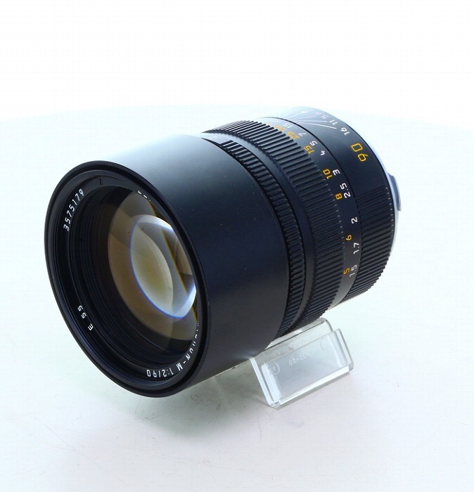 【中古】(ライカ) Leica ズミクロン M90/2 E55 フード組込 ブラッククローム