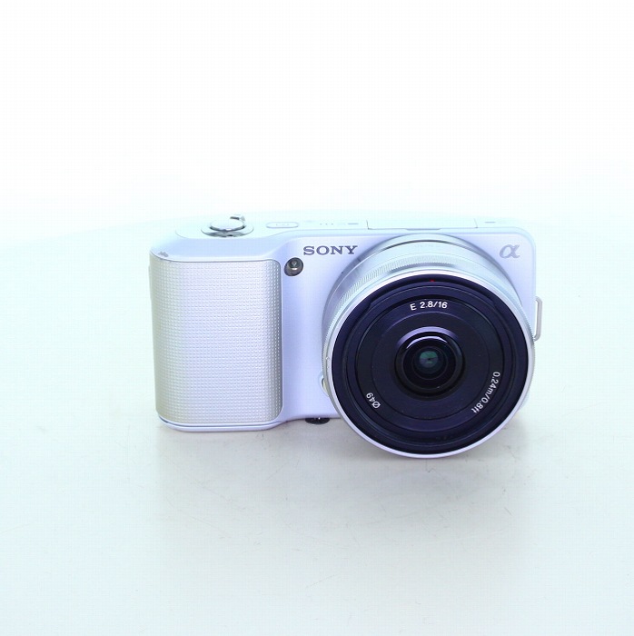 �y���Áz(�\�j�[) SONY NEX-3 �z���C�g + E16/2.8