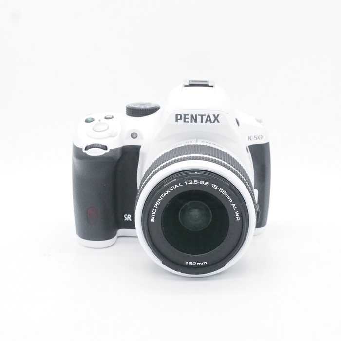 【中古】(ペンタックス) PENTAX K-50 DAL18-55WR レンズキット ホワイト