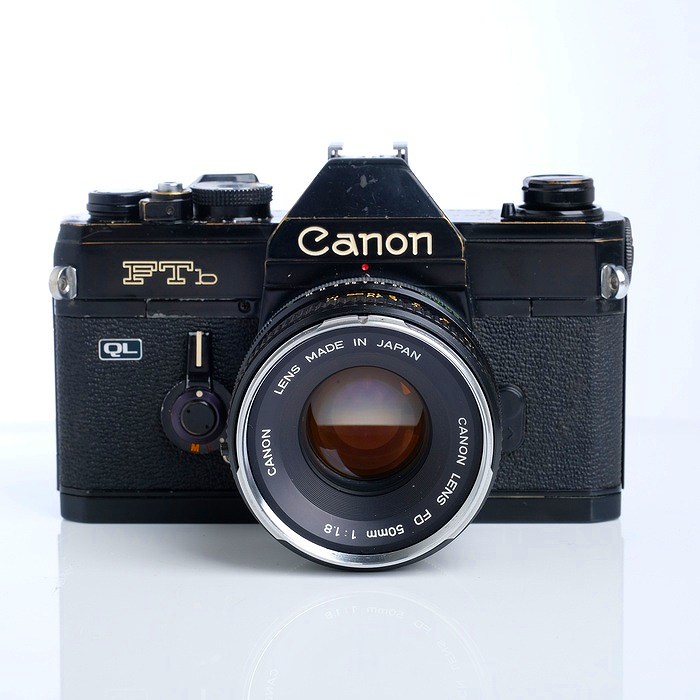 �y���Áz(�L���m��) Canon FTb(�u���b�N)+FD50/1.8