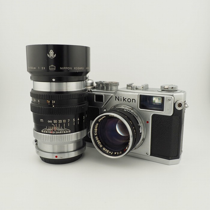 【中古】(ニコン) Nikon S3+S+S･C5cm/1.4+P10.5cm/2.5(海自仕様)