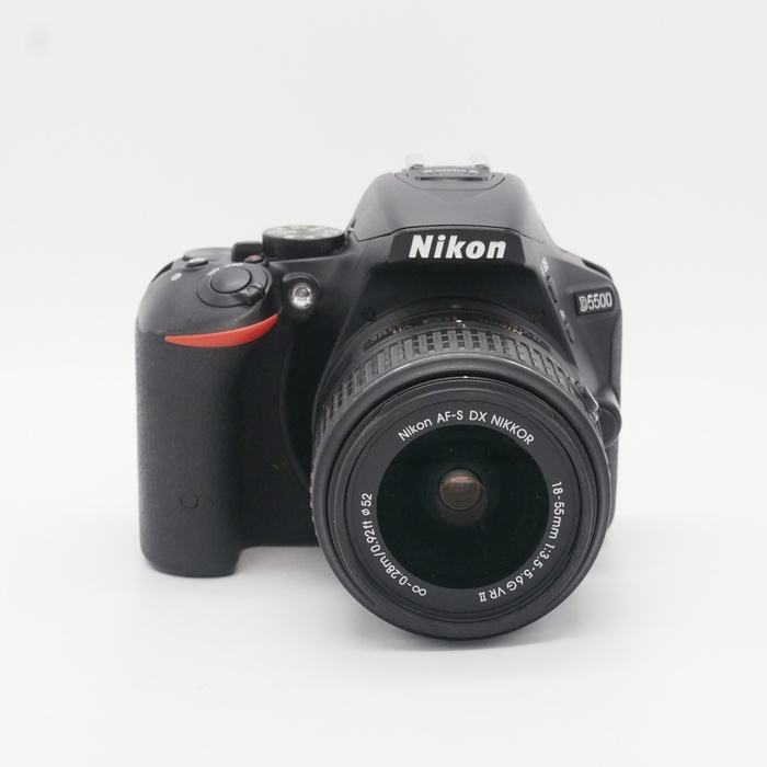 【中古】(ニコン) Nikon D5500 18-55VR2 レンズキツト ブラツク