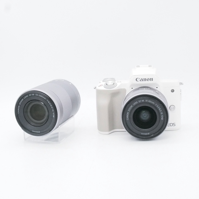�y���Áz(�L���m��) Canon EOS KISS M �_�u���Y�[���L�c�g �z���C�g