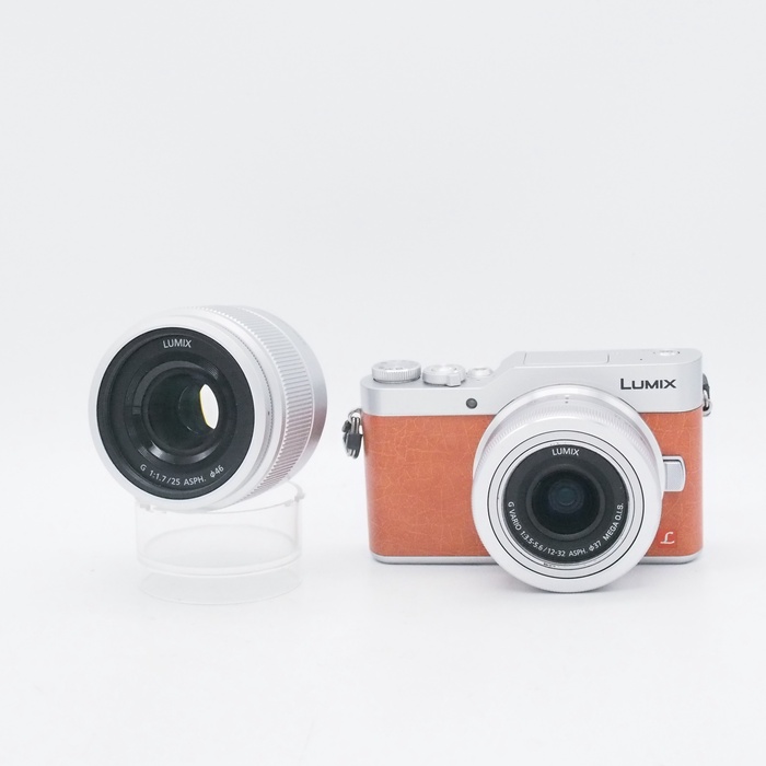 【中古】(パナソニック) Panasonic DC-GF9W-Dダブルレンズキット オレンジ