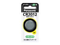 (�p�i�\�j�b�N) Panasonic �R�C���`���`�E���d�r CR2012(3V) 1�p�b�N�P��