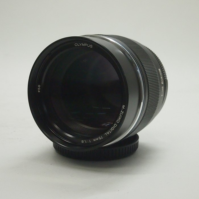 �y���Áz(�I�����p�X) OLYMPUS M�Y�C�R�[�f�W�^�� ED75/1.8 �u���b�N