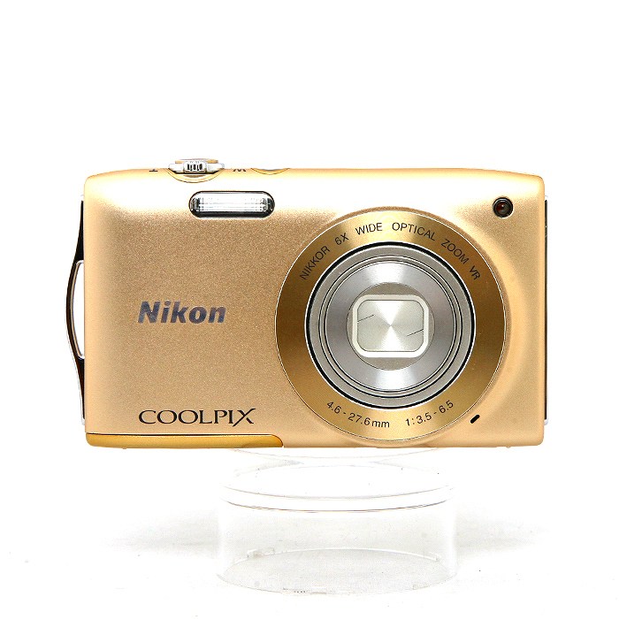 中古】(ニコン) Nikon ニコン COOLPIX S3300 スイートゴールド｜ナニワ