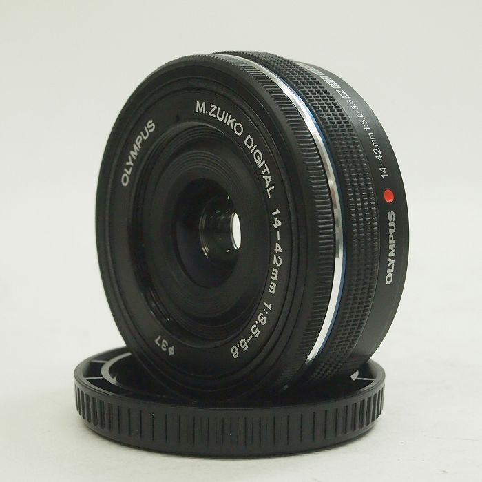 【中古】(オリンパス) OLYMPUS M.ズイコーデジタル ED14-42/3.5-5.6 EZ ブラック