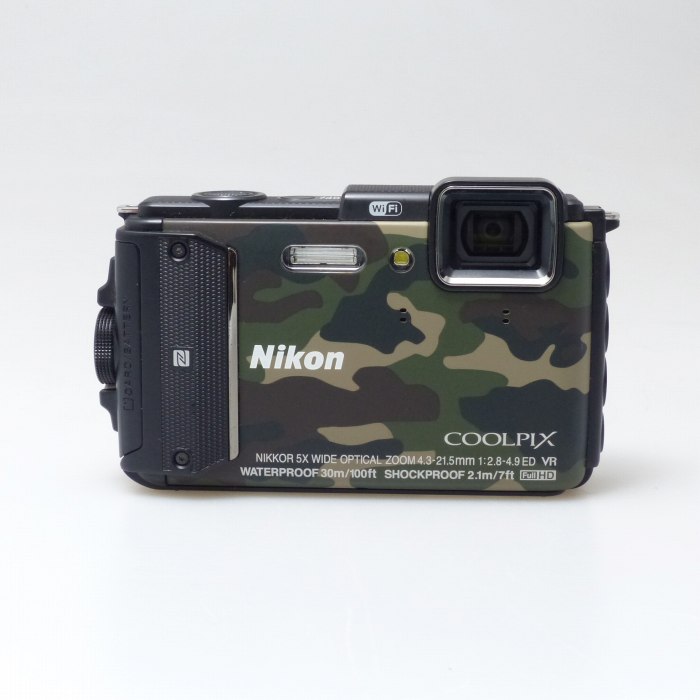【中古】(ニコン) Nikon クールピクスAW130(カムフラージュグリーン)