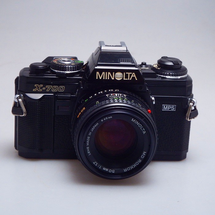 �y���Áz(�~�m���^) MINOLTA NEW X-700 �u���b�N + MD 50/1.7