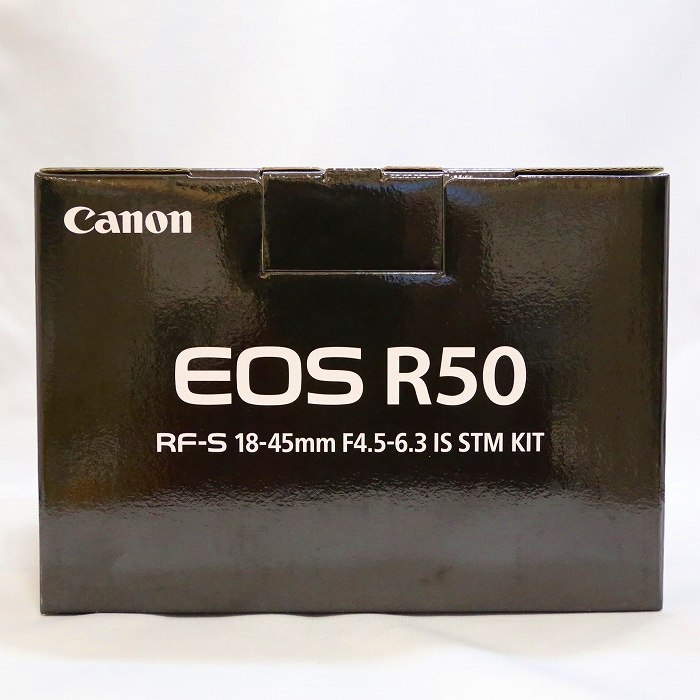 【中古】(キヤノン) Canon EOS R50 RF18-45 IS STM レンズキツト ブラツク