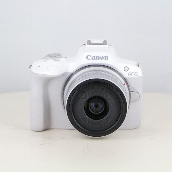 【中古】(キヤノン) Canon EOS R50+RF18-45 IS STM レンズキット ホワイト