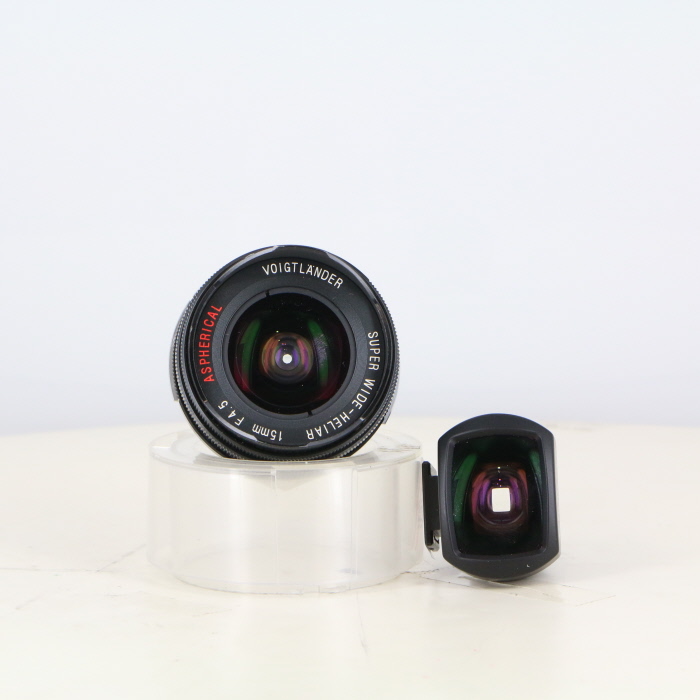 �y���Áz(�t�H�N�g�����_�[) Voigtlander �X�[�p�[���C�h�w���A�[ 15/4.5 BK L39�}�E���g