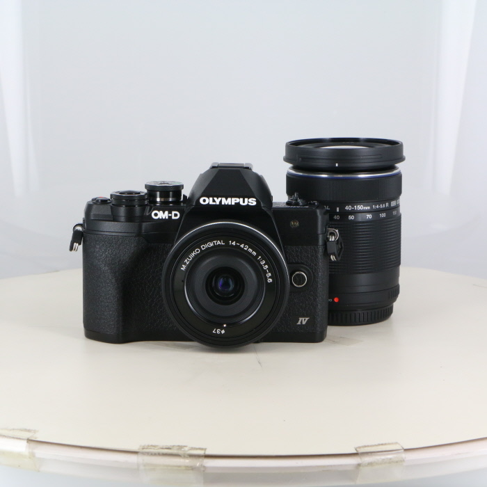 【中古】(オリンパス) OLYMPUS OM-D E-M10 IV ダブルズームキツト ブラツク