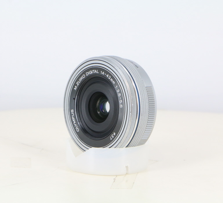 �y���Áz(�I�����p�X) OLYMPUS M�Y�C�R�[�f�W�^��ED14-42/3.5-5.6 EZ �V���o�[