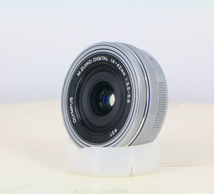 �y���Áz(�I�����p�X) OLYMPUS M�Y�C�R�[�f�W�^��ED14-42/3.5-5.6 EZ �V���o�[