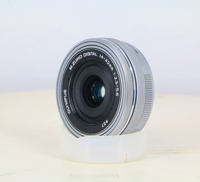 �y���Áz(�I�����p�X) OLYMPUS M�Y�C�R�[�f�W�^��ED14-42/3.5-5.6 EZ �V���o�[
