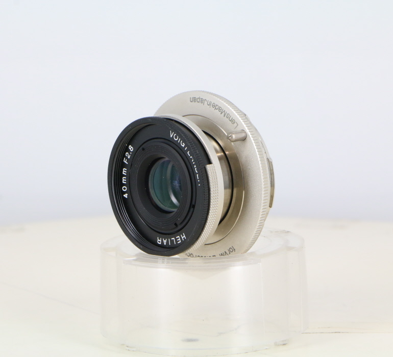 �y���Áz(�t�H�N�g�����_�[) Voigtlander �w���A�[ 40/2.8 VM+VM-E�A�_�v�^�[