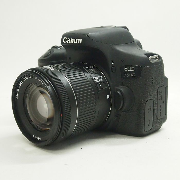【中古】(キヤノン) Canon EOS750D/18-55IS STM キツト(KissX8i海外モデル)
