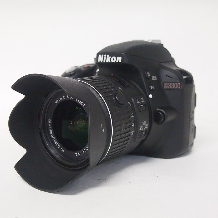 【中古】(ニコン) Nikon D3300+AF-S DX18-55/3.5-5.6G VRII ブラック