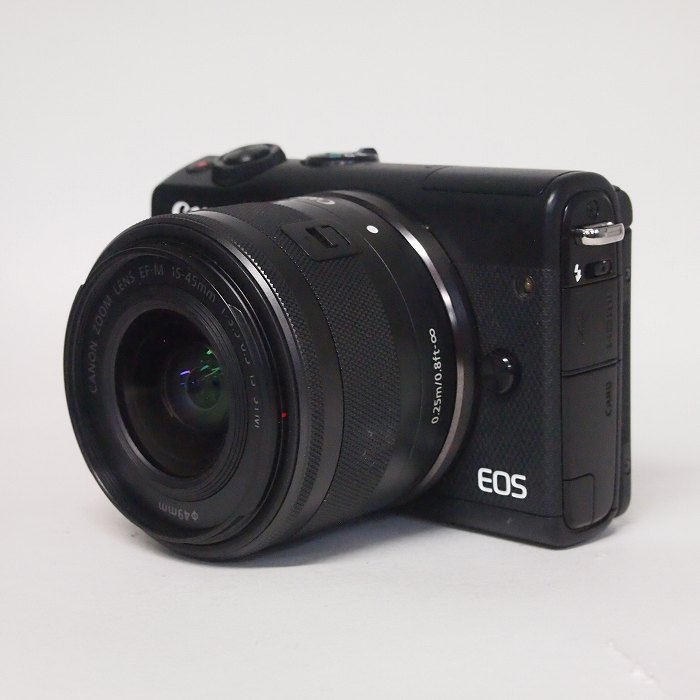 買取】キヤノン EOS M100 EF-M15-45IS STM レンズキット ブラック