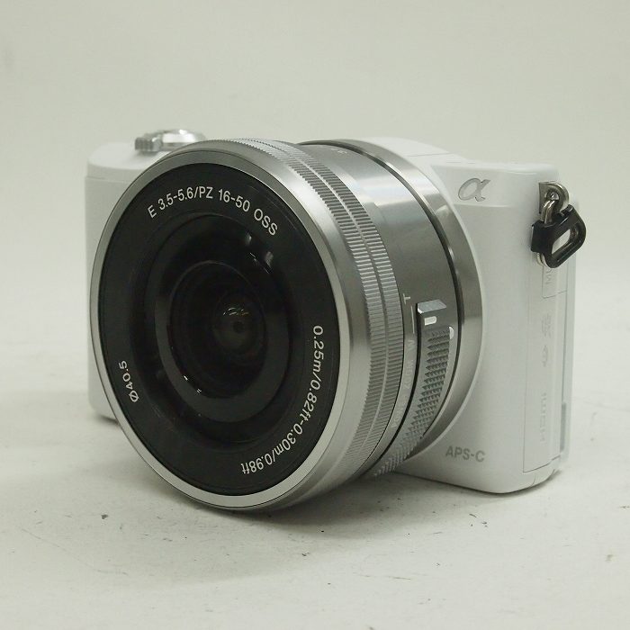 �y���Áz(�\�j�[) SONY ��5100+E PZ16-50/3.5-5.6OSS �z���C�g