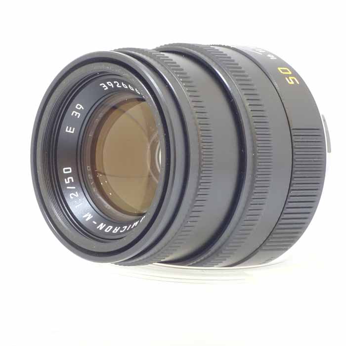 【中古】(ライカ) Leica ズミクロン M50/2 レンズフード組込 ブラック