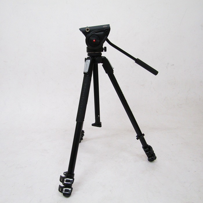 �y���Áz(�}���t���b�g) Manfrotto MVH500AH �r�f�I�_��+MT190X3�A���~�O�r