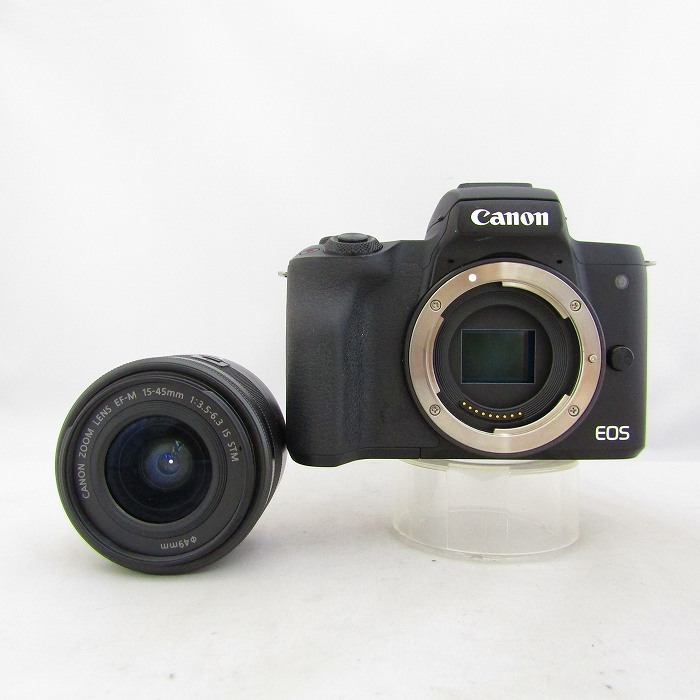 �y���Áz(�L���m��) Canon EOS KISS M/EF-M15-45 IS STM �L�c�g �u���b�N