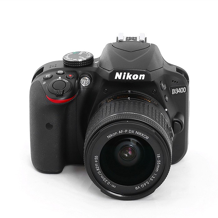 【中古】(ニコン) Nikon D3400 18-55VR レンズキット ブラック