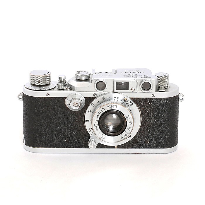 【中古】(ライカ) Leica IIIb + エルマー5cm/3.5 マリーン軍用機