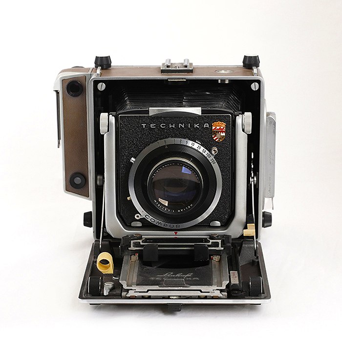 �y���Áz(�����z�t) Linhof �X�[�p�[�e�q�j�J 4X5 V +�w���A�[ 180/4.5