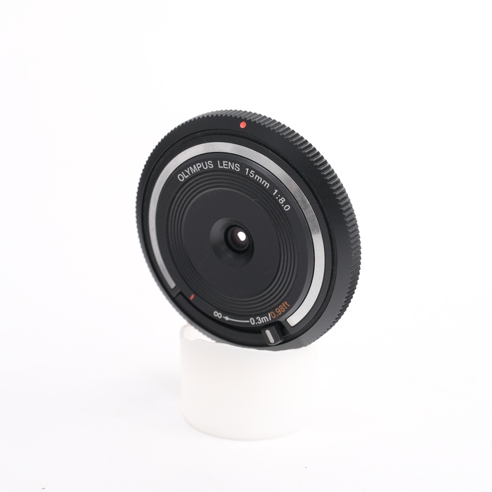 �y���Áz(�I�����p�X) OLYMPUS 15mm/F8 BCL-1580 �u���b�N �{�f�B�L���b�v�����Y