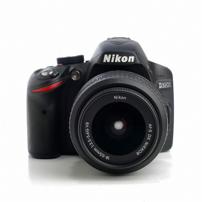 【中古】(ニコン) Nikon D3200 レンズキツト ブラツク